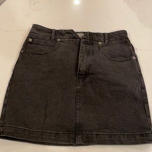 Free People Denim mini skirt